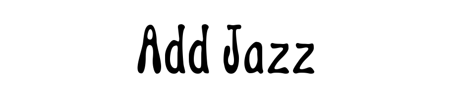 Add Jazz cкачати шрифт безкоштовно